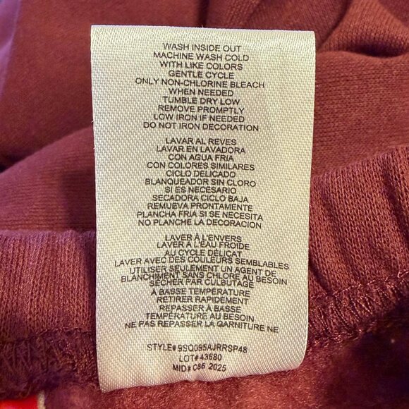 NWT Strawberry Shortcake Graphic Sweatpants Custard Cat Size XS - Picture 10 of 10